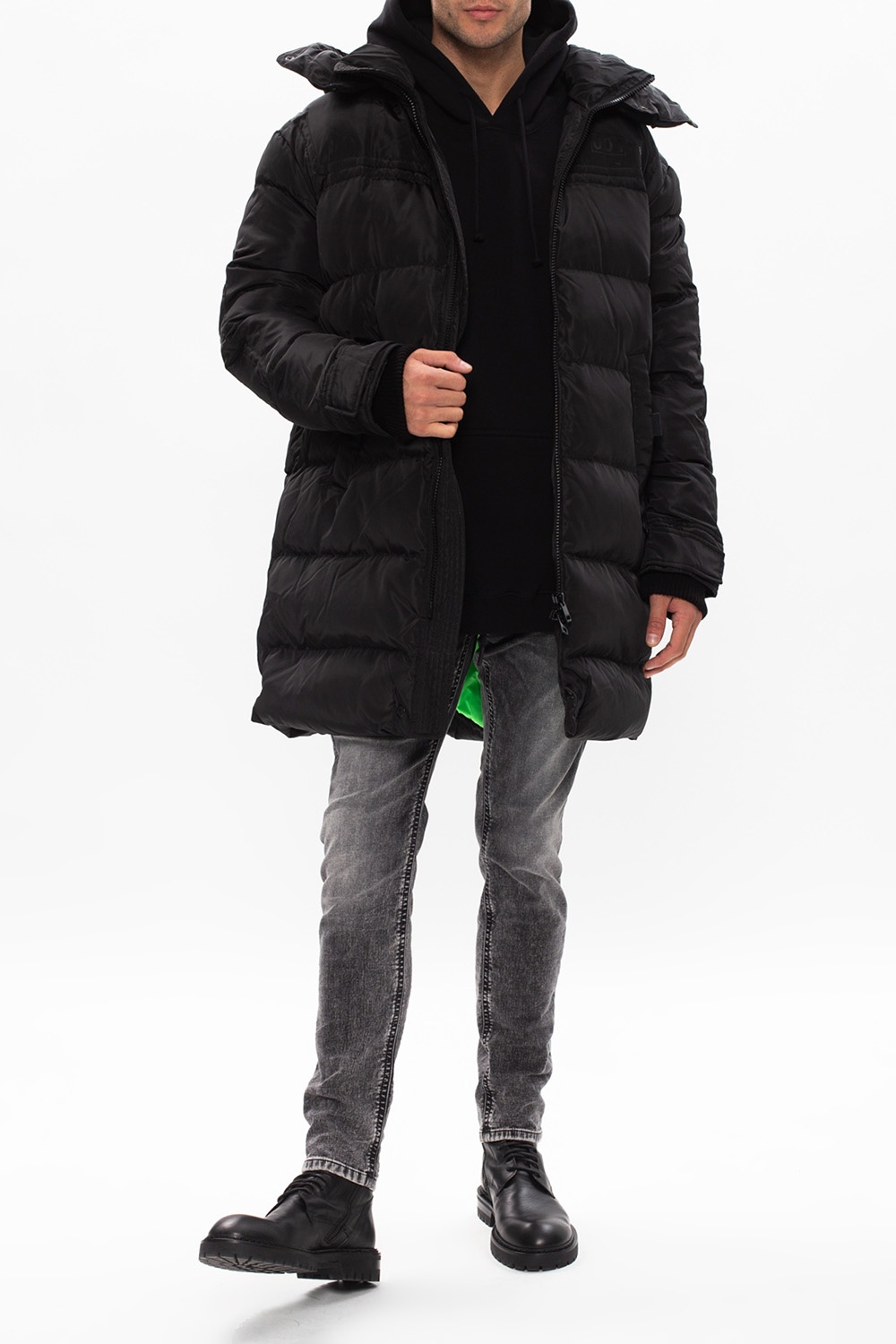 Russell quilted outlet hoodie